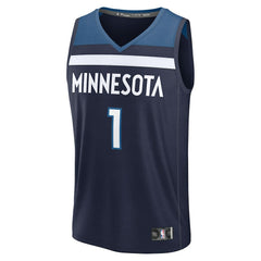 NBA Terrence Shannon Jr. Minnesota Timberwolves Fast Break Replica Jersey - Navy - Icon Edition