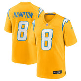 NFL Omarion Hampton Los Angeles Chargers Alternate Charger Power Game Player Jersey - Gold