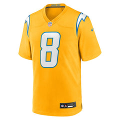 Omarion Hampton Los Angeles Chargers Alternate Charger Power Game Player Jersey Gold