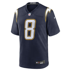 NFL Omarion Hampton Los Angeles Chargers Alternate Super Chargers Game Player Jersey - Navy