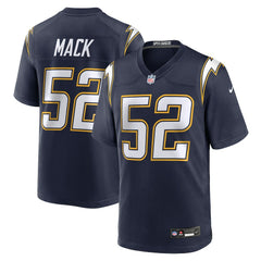 NFL Khalil Mack Los Angeles Chargers Alternate Super Chargers Game Player Jersey - Navy