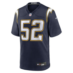NFL Khalil Mack Los Angeles Chargers Alternate Super Chargers Game Player Jersey - Navy
