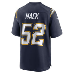 NFL Khalil Mack Los Angeles Chargers Alternate Super Chargers Game Player Jersey - Navy