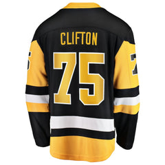 NHL Connor Clifton Pittsburgh Penguins Fanatics Home Breakaway Jersey - Black
