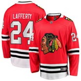 NHL Sam Lafferty Chicago Blackhawks Fanatics Home Breakaway Jersey - Red