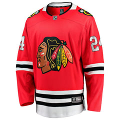 NHL Sam Lafferty Chicago Blackhawks Fanatics Home Breakaway Jersey - Red