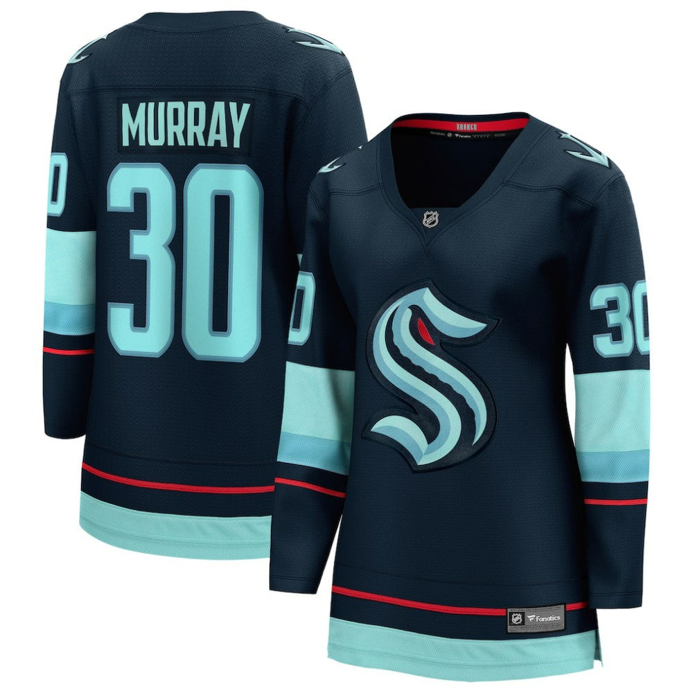 NHL Matt Murray Seattle Kraken Fanatics Women's Home Breakaway Jersey - Deep Sea Blue