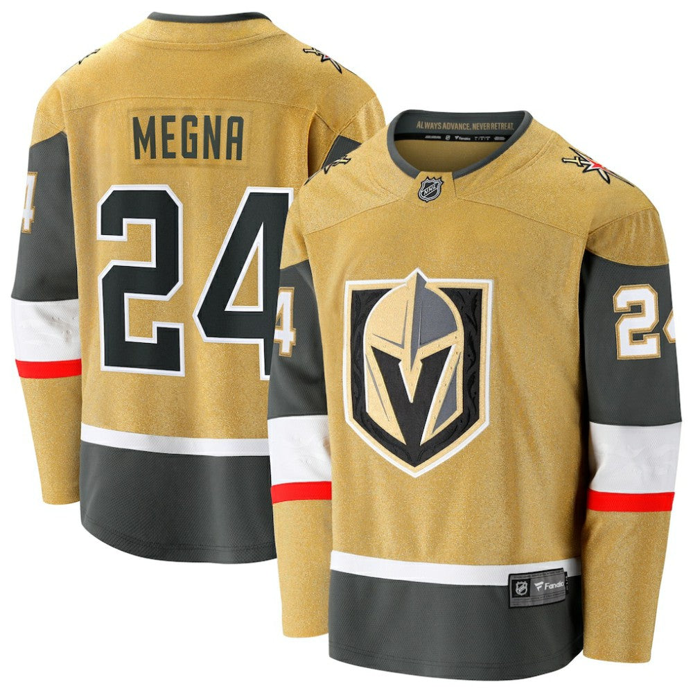 NHL Jaycob Megna Vegas Golden Knights Fanatics Home Breakaway Jersey - Gold