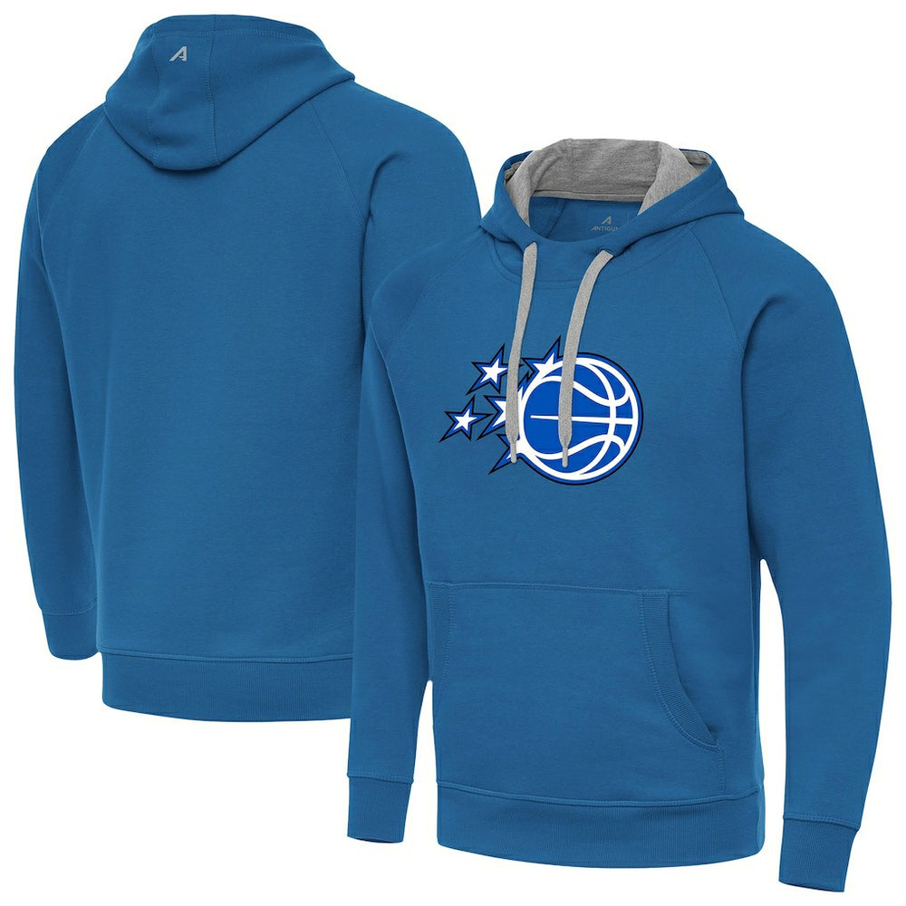 Orlando Magic Antigua New Logo Victory Pullover Hoodie Blue