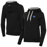 Orlando Magic Antigua Women's New Logo Victory Full-Zip Hooded Sweatshirt Black