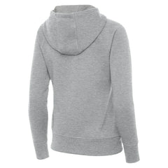 Orlando Magic Antigua Women's New Logo Victory Full-Zip Hooded Sweatshirt Heather Gray