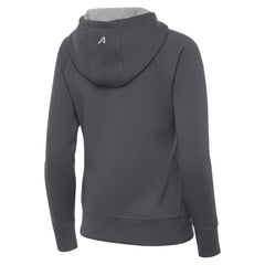 Orlando Magic Antigua Women's New Logo Victory Full-Zip Hooded Sweatshirt Charcoal