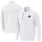 Orlando Magic Antigua New Logo Generation Quarter-Zip Pullover Top White