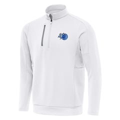 Orlando Magic Antigua New Logo Generation Quarter-Zip Pullover Top White