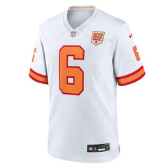 NFL Baker Mayfield '76 Tampa Bay Buccaneers 50th Season Game Jersey - White