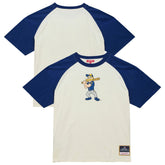 Milwaukee Brewers Mitchell & Ness Women's Boyfriend Raglan T-Shirt - Cream T-shirts