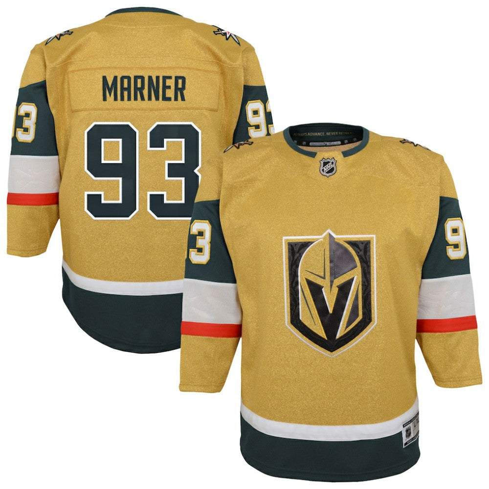 NHL Mitch Marner Vegas Golden Knights Outerstuff Youth Premier Player Jersey - Gold