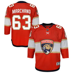 NHL Brad Marchand Florida Panthers Outerstuff Youth Premier Player Jersey - Red