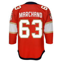 NHL Brad Marchand Florida Panthers Outerstuff Youth Premier Player Jersey - Red