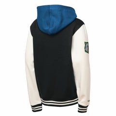 Minnesota Timberwolves Youth Hardwood Classics Courtside Fleece Full-Snap Hooded Jacket Black