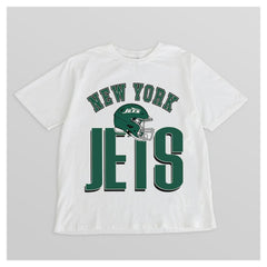 New York Jets Gameday Couture Women's Oversized Classic Fierce Focus T-Shirt White