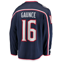 NHL Brendan Gaunce Columbus Blue Jackets Fanatics Home Breakaway Jersey - Navy
