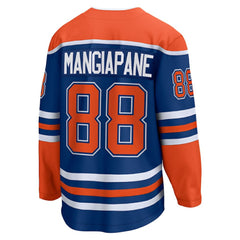 NHL Andrew Mangiapane Edmonton Oilers Fanatics Home Breakaway Jersey - Royal