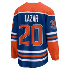 NHL Curtis Lazar Edmonton Oilers Fanatics Home Breakaway Jersey - Royal