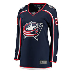 NHL Isac Lundestrom Columbus Blue Jackets Fanatics Women's Home Breakaway Jersey - Navy