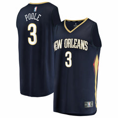NBA Jordan Poole New Orleans Pelicans Youth Fast Break Replica Jersey - Navy - Icon Edition