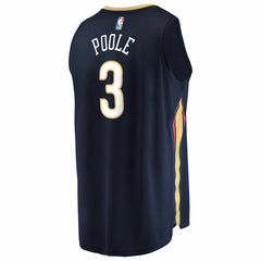 NBA Jordan Poole New Orleans Pelicans Youth Fast Break Replica Jersey - Navy - Icon Edition