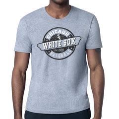 Chicago White Sox Starter Route 66 Team Logo T-Shirt - Heather Gray T-shirts