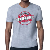 Cincinnati Reds Starter Route 66 Team Logo T-Shirt - Heather Gray T-shirts
