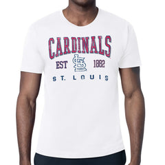 St. Louis Cardinals Starter Distressed Logo T-Shirt - White T-shirts