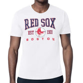 Boston Red Sox Starter Distressed Logo T-Shirt - White T-shirts