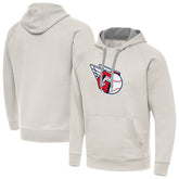 Cleveland Guardians Antigua Victory Pullover Hoodie - Cream Hoodies