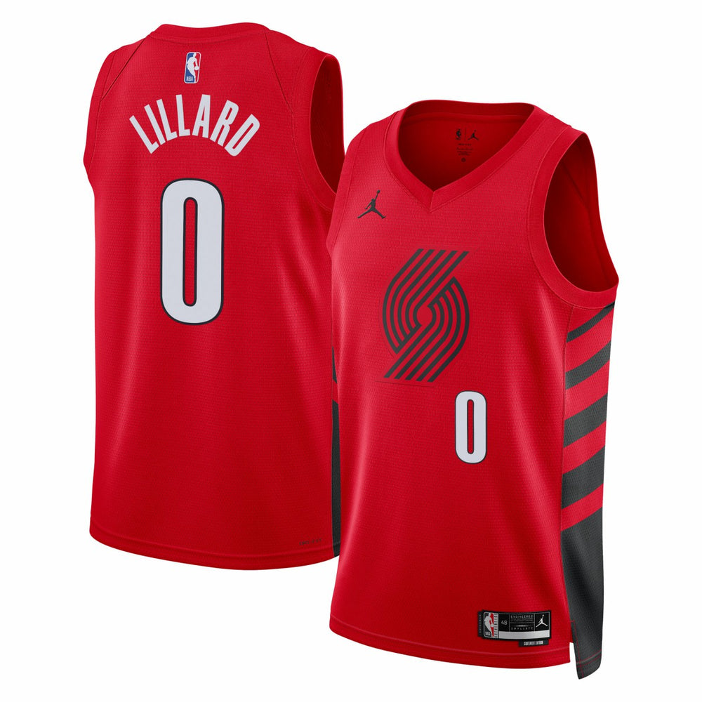 NBA Damian Lillard Portland Trail Blazers Jordan Brand Unisex Swingman Jersey - Red - Statement Edition on sale