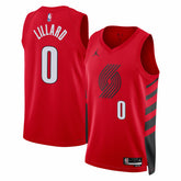 NBA Damian Lillard Portland Trail Blazers Jordan Brand Unisex Swingman Jersey - Red - Statement Edition on sale
