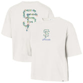 San Francisco Giants '47 Women's Full Bloom Cropped T-Shirt - Natural T-shirts