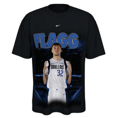 Cooper Flagg Dallas Mavericks Unisex New Faces x New Places T-Shirt Black