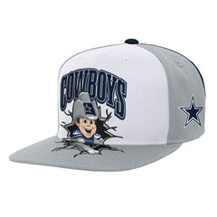 Dallas Cowboys Youth Team Mascot Snapback Hat Gray