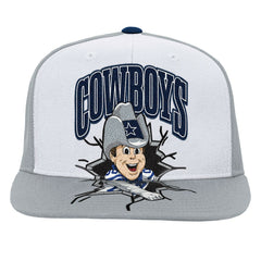 Dallas Cowboys Youth Team Mascot Snapback Hat Gray
