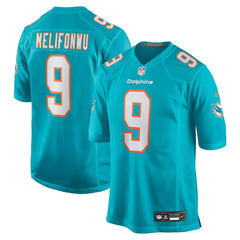 NFL Ifeatu Melifonwu Miami Dolphins Team Game Jersey - Aqua