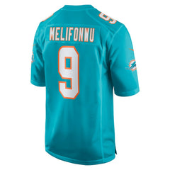 NFL Ifeatu Melifonwu Miami Dolphins Team Game Jersey - Aqua