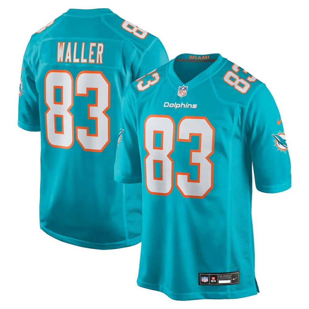 NFL Darren Waller Miami Dolphins Team Game Jersey - Aqua