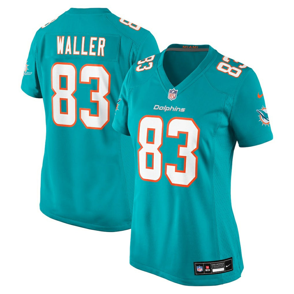 NFL Darren Waller Miami Dolphins Women's Team Game Jersey - Aqua