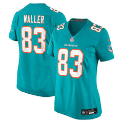 NFL Darren Waller Miami Dolphins Women's Team Game Jersey - Aqua