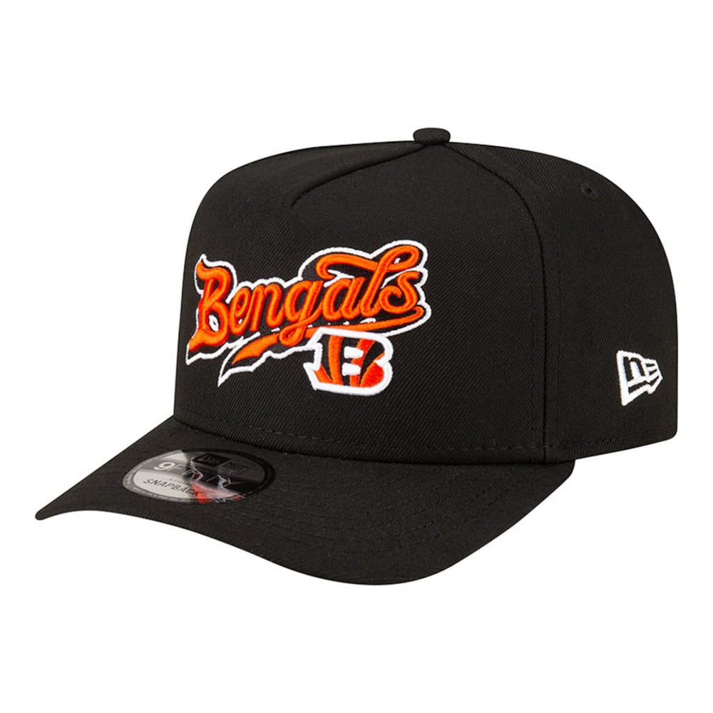 Cincinnati Bengals New Era Born x Raised A-Frame 9FIFTY Snapback Hat Black