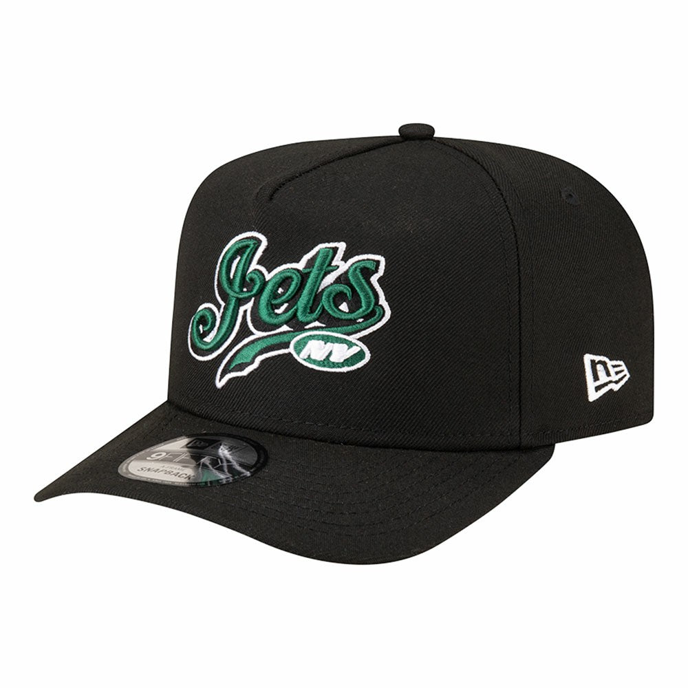 New York Jets New Era Born x Raised A-Frame 9FIFTY Snapback Hat Black