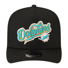 Miami Dolphins New Era Born x Raised A-Frame 9FIFTY Snapback Hat Black
